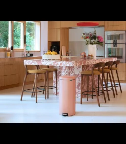 Brabantia NewIcon Pedaalemmer, 30 liter, kunststof binnenemmer - Warm Copper