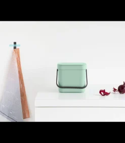 Brabantia Sort & Go afvalemmer, 3 liter - Jade Green