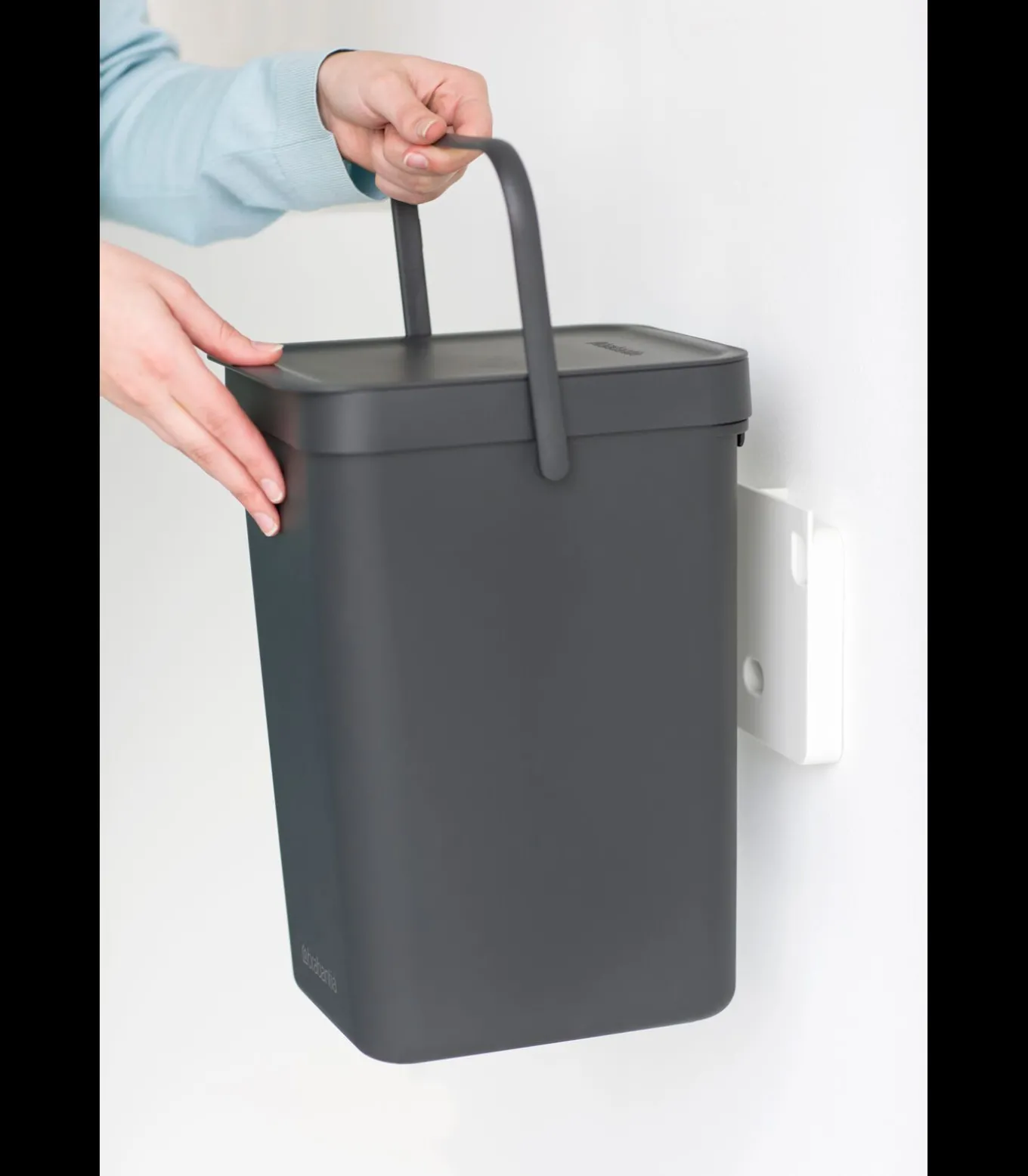 Brabantia Sort & Go afvalemmer, 12 liter - Grey