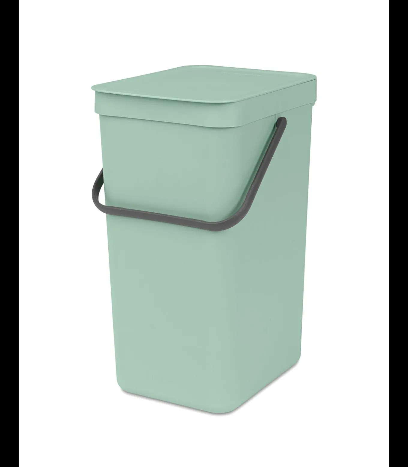 Brabantia Sort & Go afvalemmer, 16 liter - Jade Green