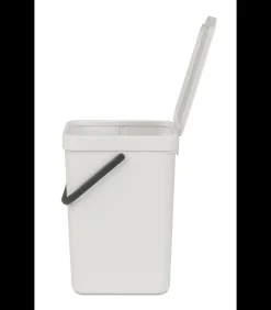 Brabantia Sort & Go afvalemmer, 12 liter - Light Grey