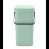 Brabantia Sort & Go afvalemmer, 12 liter - Jade Green
