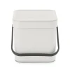 Brabantia Sort & Go afvalemmer, 6 liter - Light Grey