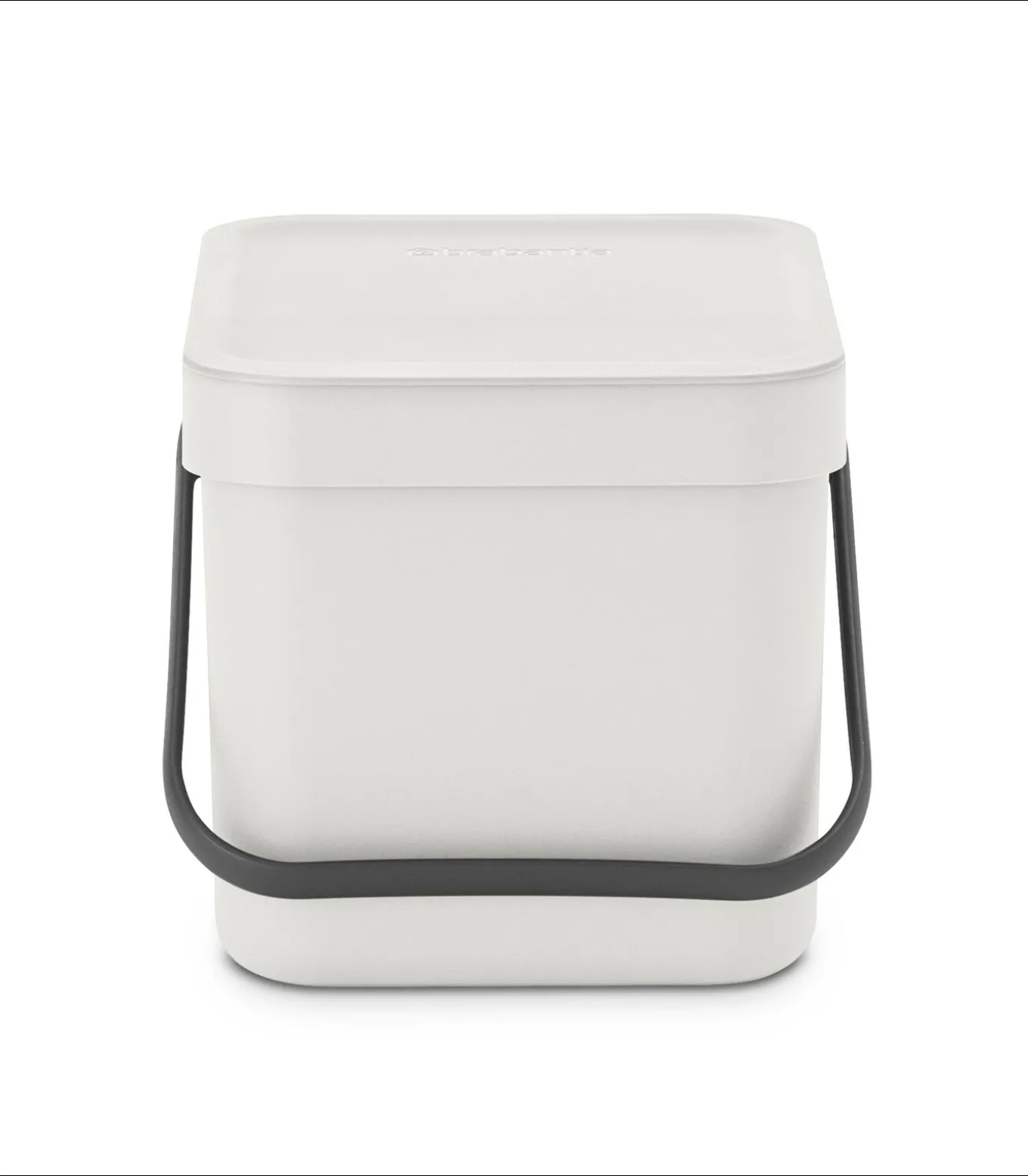 Brabantia Sort & Go afvalemmer, 6 liter - Light Grey