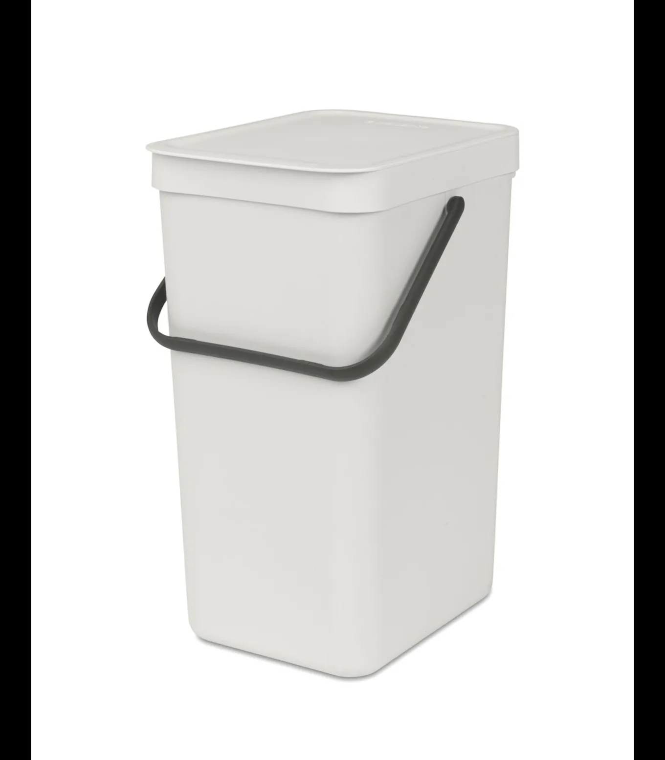 Brabantia Sort & Go afvalemmer, 16 liter - Light Grey