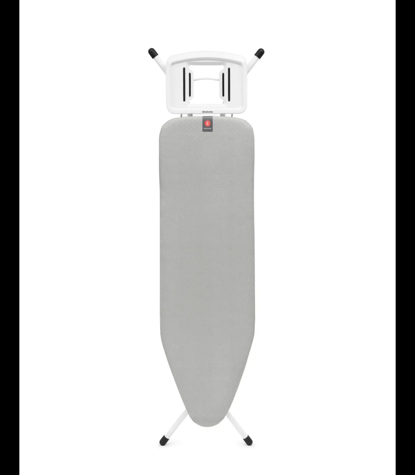 Brabantia Strijkplank B, 124x38 cm, solide strijkerhouder - Metallised
