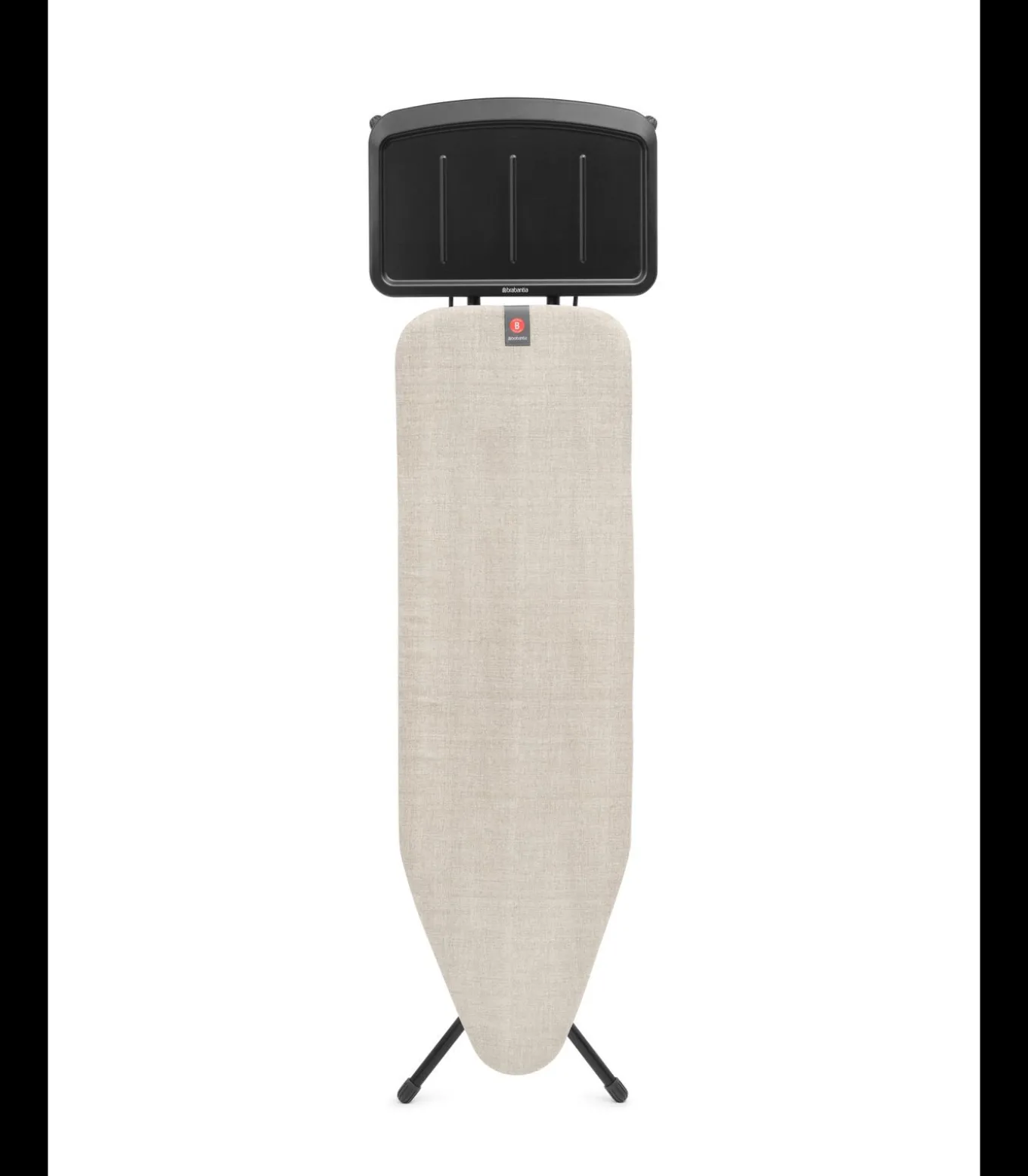 Brabantia Strijkplank B, 124x38 cm, solide stoomunithouder - Denim Grey