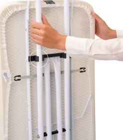 Brabantia Strijkplank C, 124x45 cm, solide strijkerhouder - Metallised