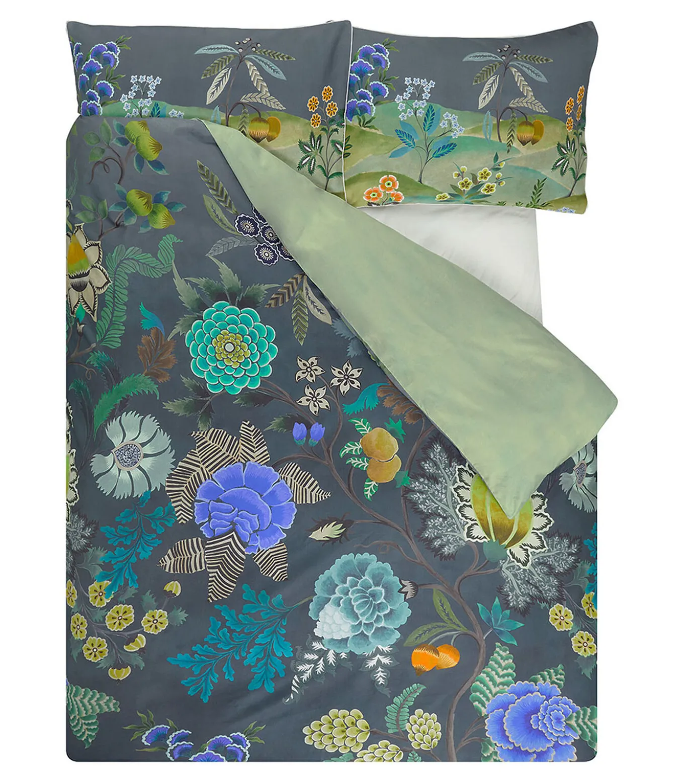 Brocart Décoratif - Effen dekbedovertrek in perkal katoen