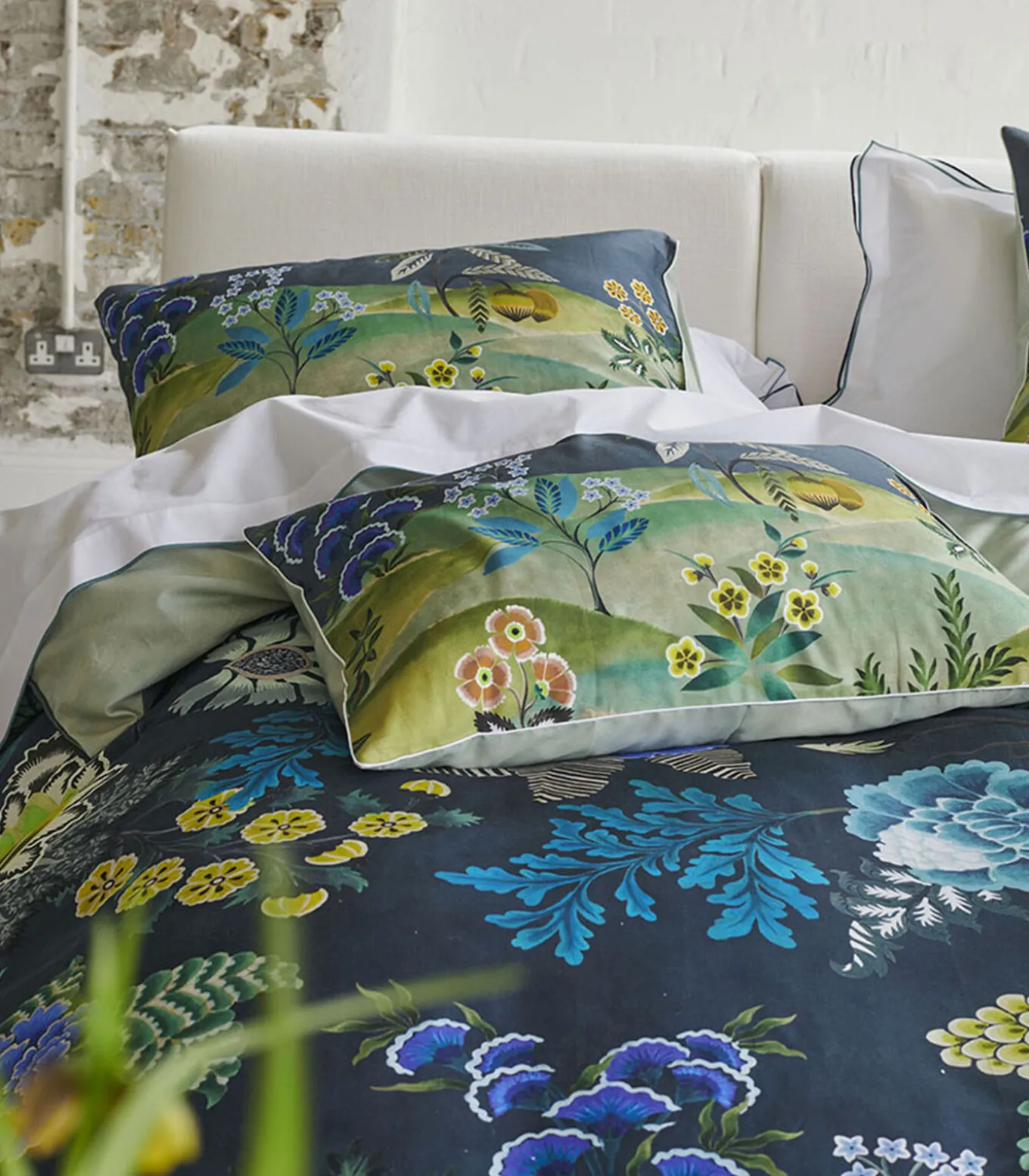 Brocart Décoratif - Effen dekbedovertrek in perkal katoen