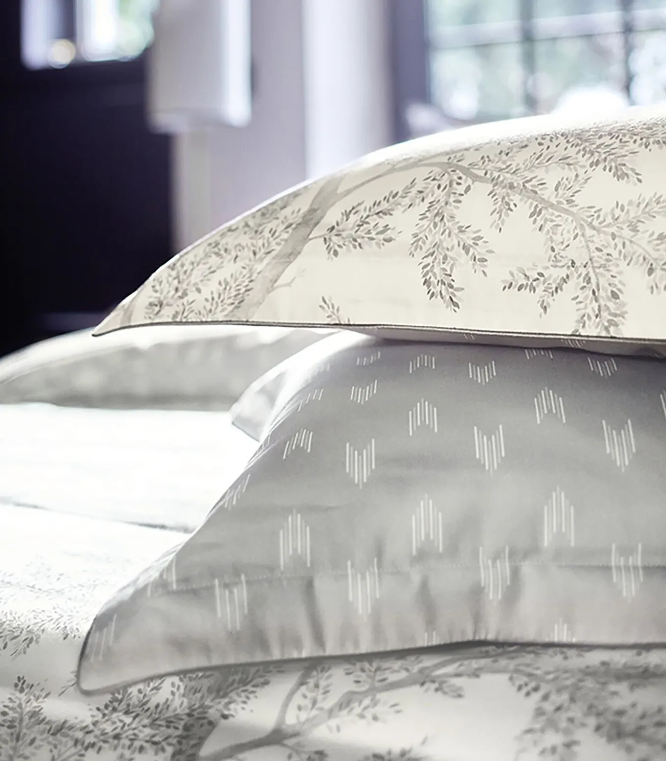 BROCELIANDE Brume - Laken Jacquard katoen