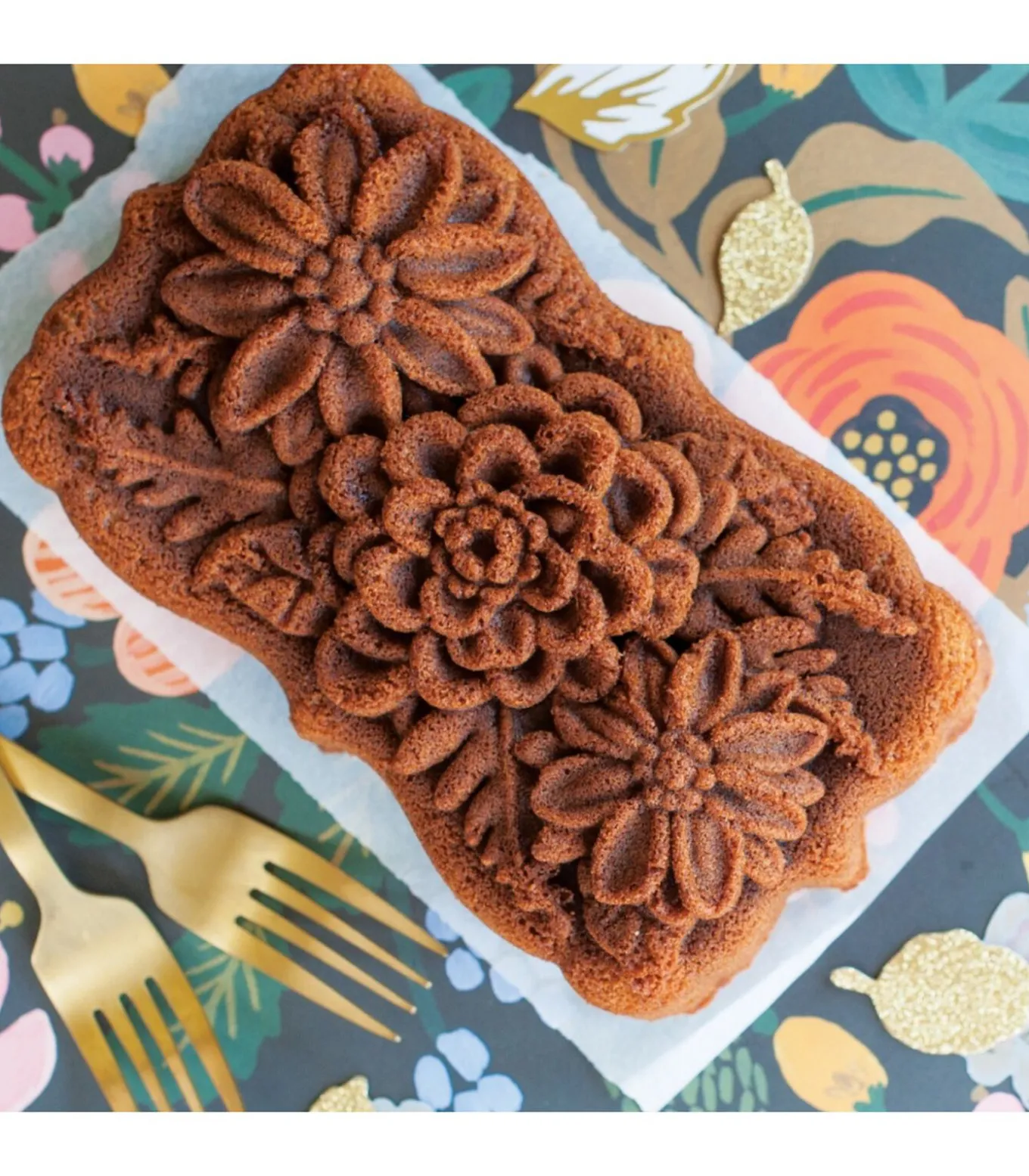 Broodbakvorm Wildflower Loaf Pan Koper 24 x 15 cm / 1.4 liter