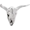 Bullschedel Zilver 49 x 10 x 36 cm Aluminium