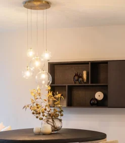 Camau 5 - Hanglamp - Antique Brass