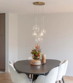 Camau 5 - Hanglamp - Antique Brass