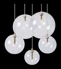 Camau 5 - Hanglamp - Antique Brass