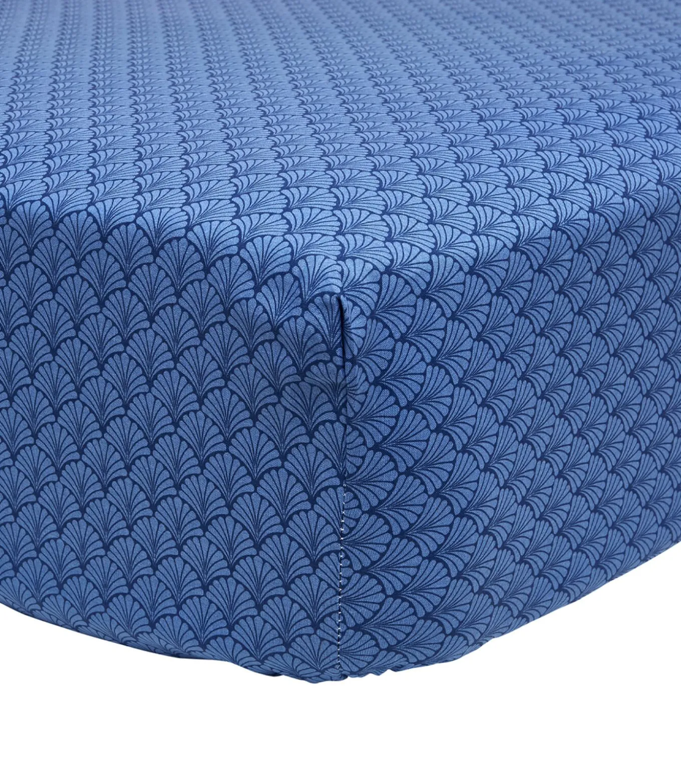 Camille Marine - Hoeslaken Bamboe 140x190cm