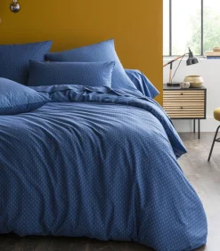 Camille Marine - Laken in bamboe 240x300cm