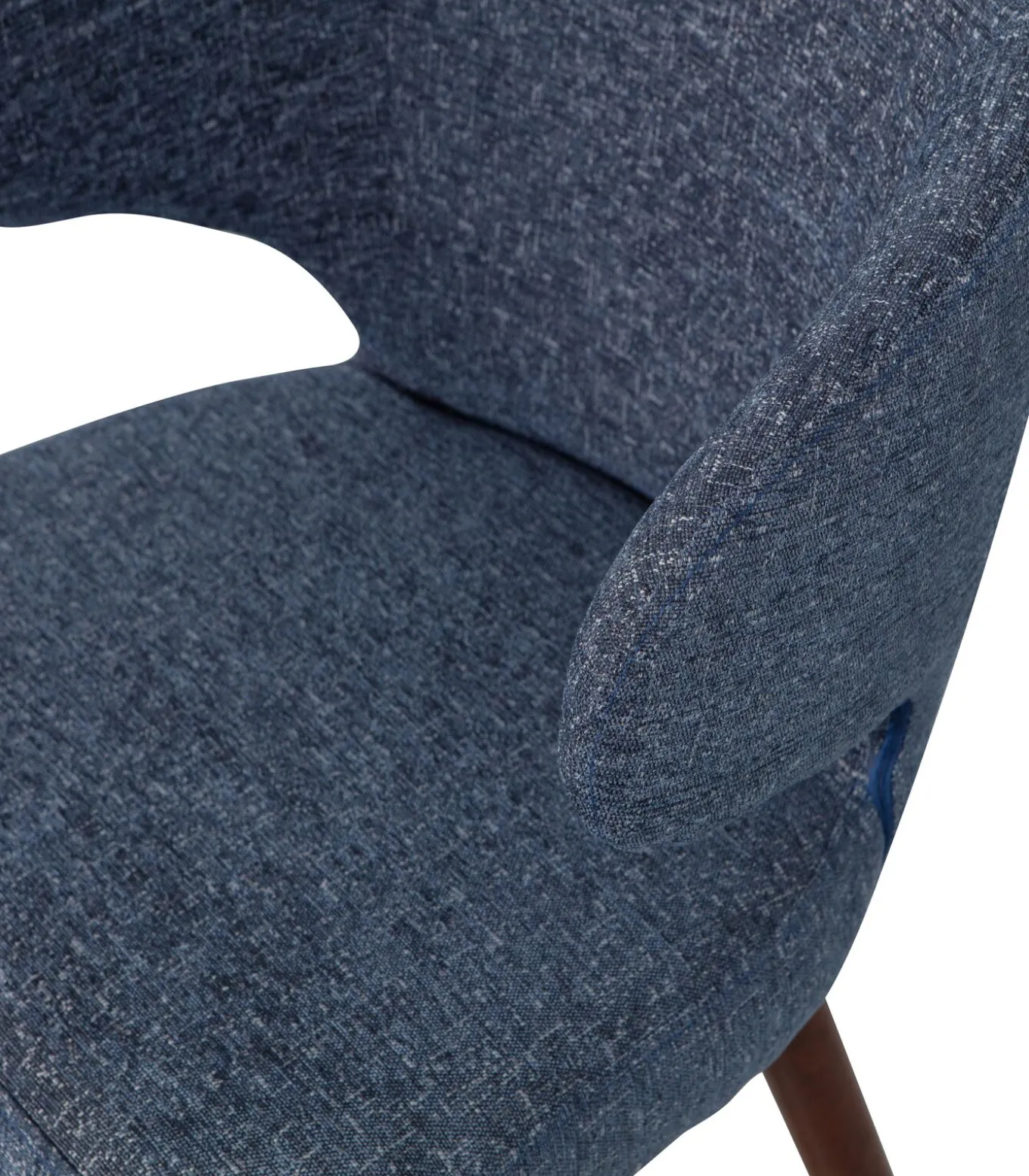 Cape Eetkamerstoelen - Stof - Blauw - Set van 6