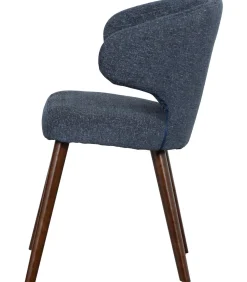 Cape Eetkamerstoelen - Stof - Blauw - Set van 6