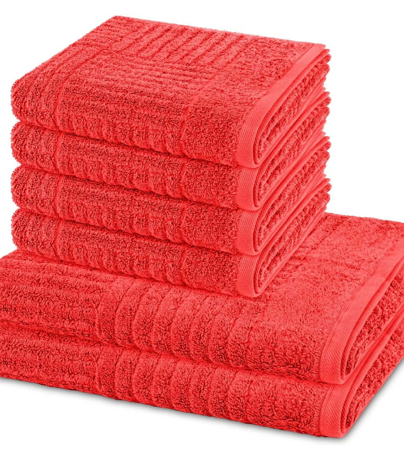 Carre - 6-delige handdoeken set