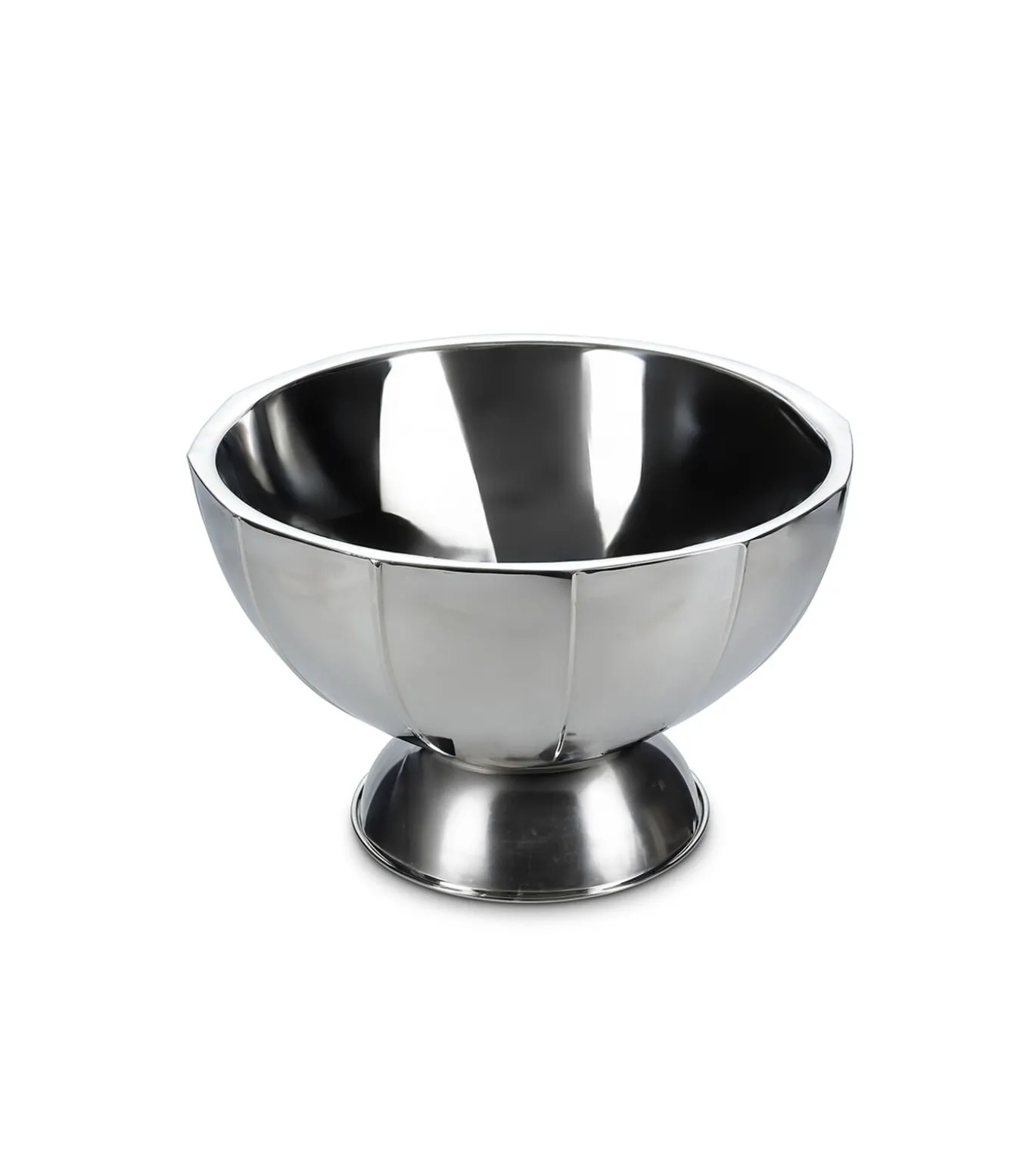 Champagnekoeler teil 32xH21cm dubbelwandig zilver Nox