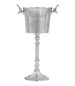 Champagnekoeler 39x29x71 cm massief aluminium zilverkleurig