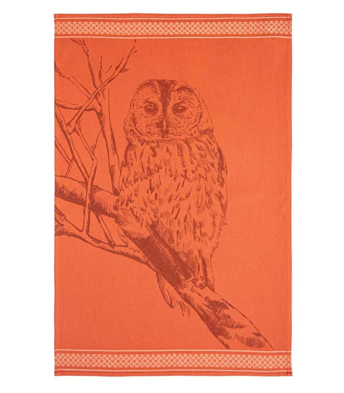 CHOUETTE - Theedoek van katoenen jacquard