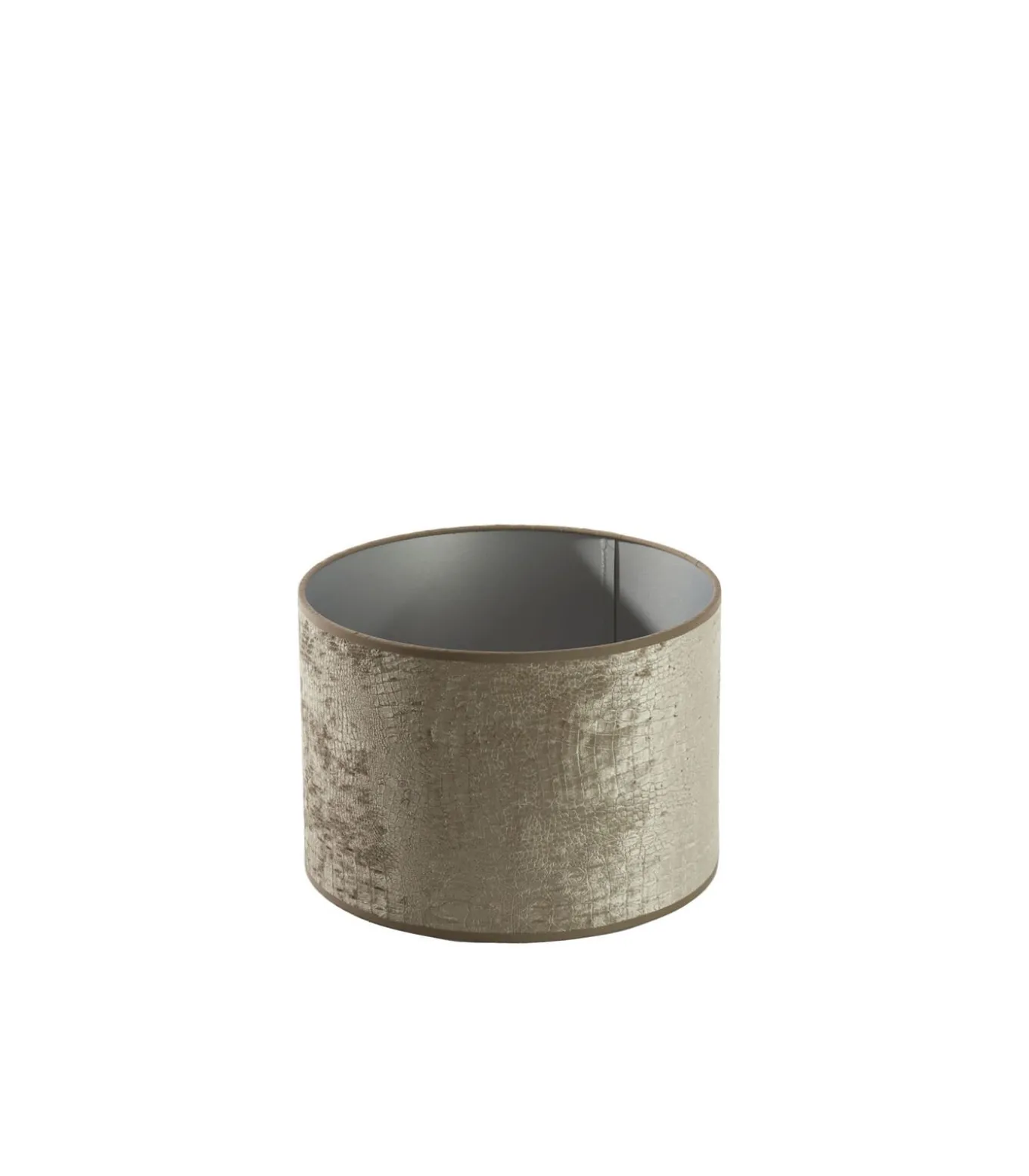 Cilinder Lampenkap Chelsea - Zilver - Ø30x21cm