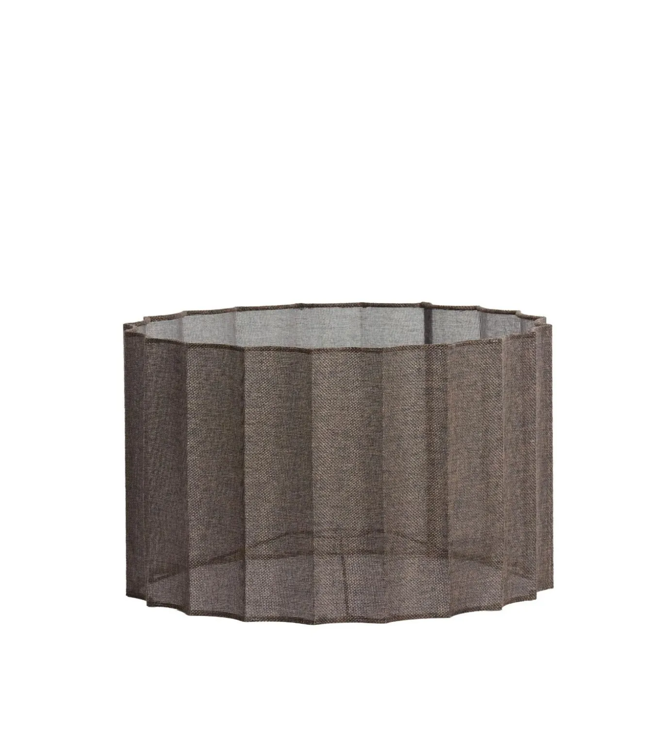 Cilinder lampenkap Disli - Donkerbruin - Ø40cm