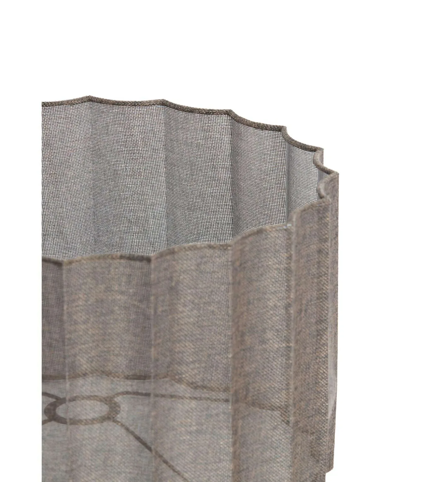 Cilinder lampenkap Disli - Donkerbruin - Ø40cm