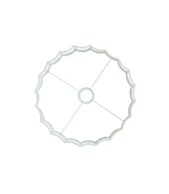 Cilinder lampenkap Disli - Wit - Ø35cm