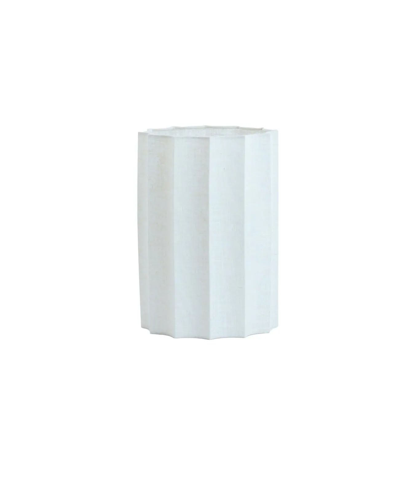 Cilinder lampenkap Disli - Wit - Ø24cm