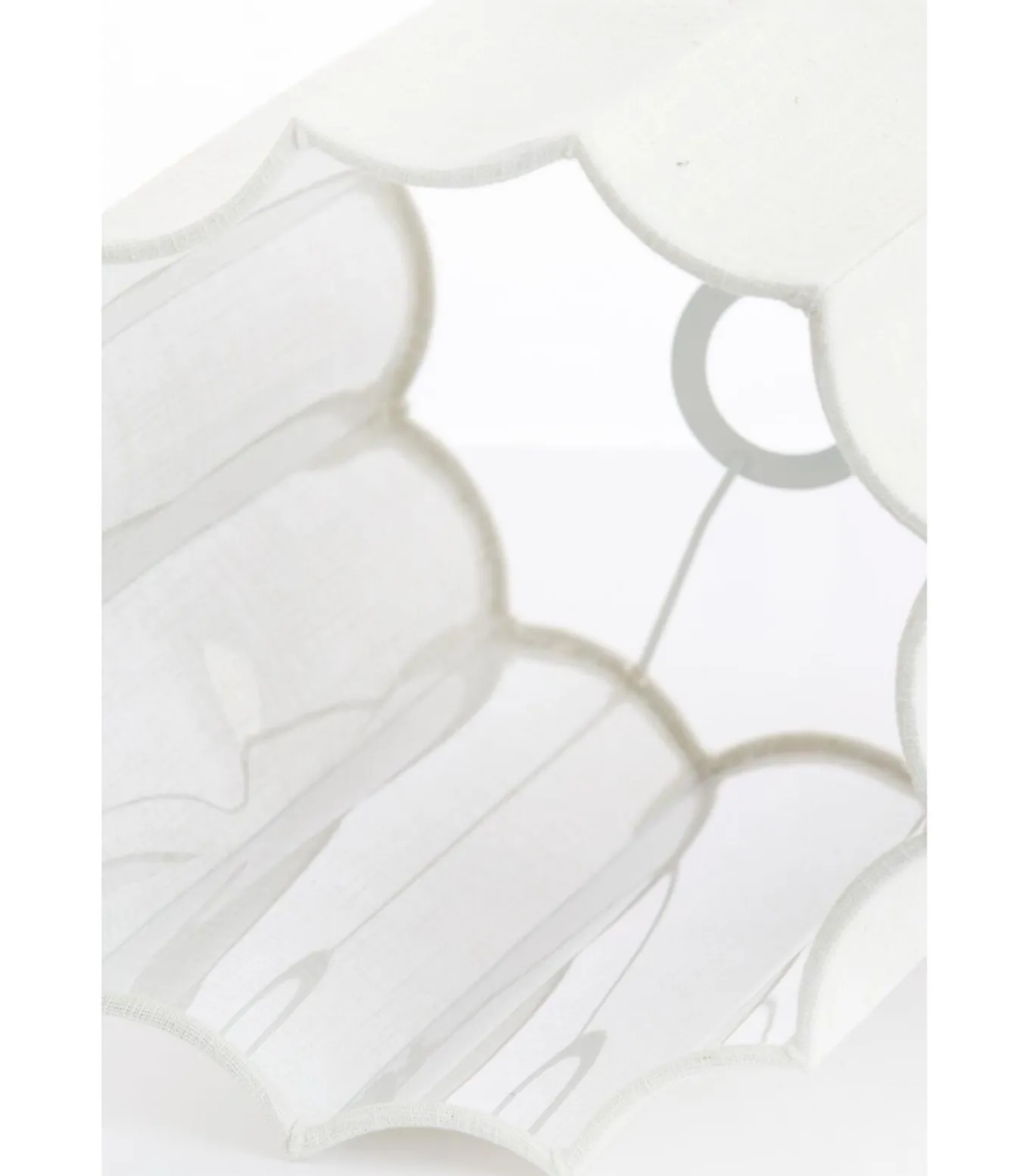 Cilinder lampenkap Disli - Wit - Ø24cm