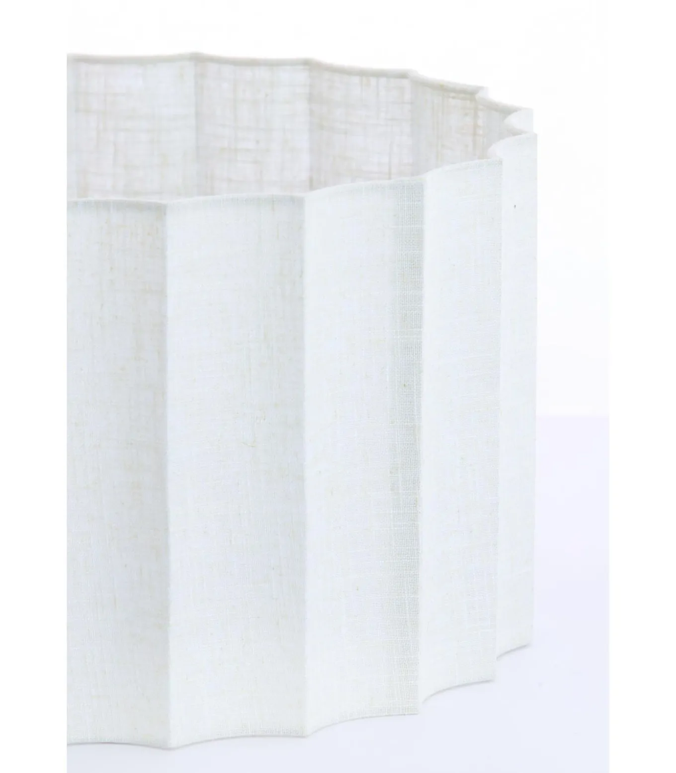 Cilinder lampenkap Disli - Wit - Ø40cm