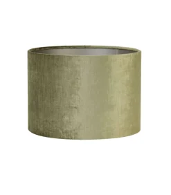Cilinder Lampenkap Gemstone - Olijfgroen - Ø30x21cm