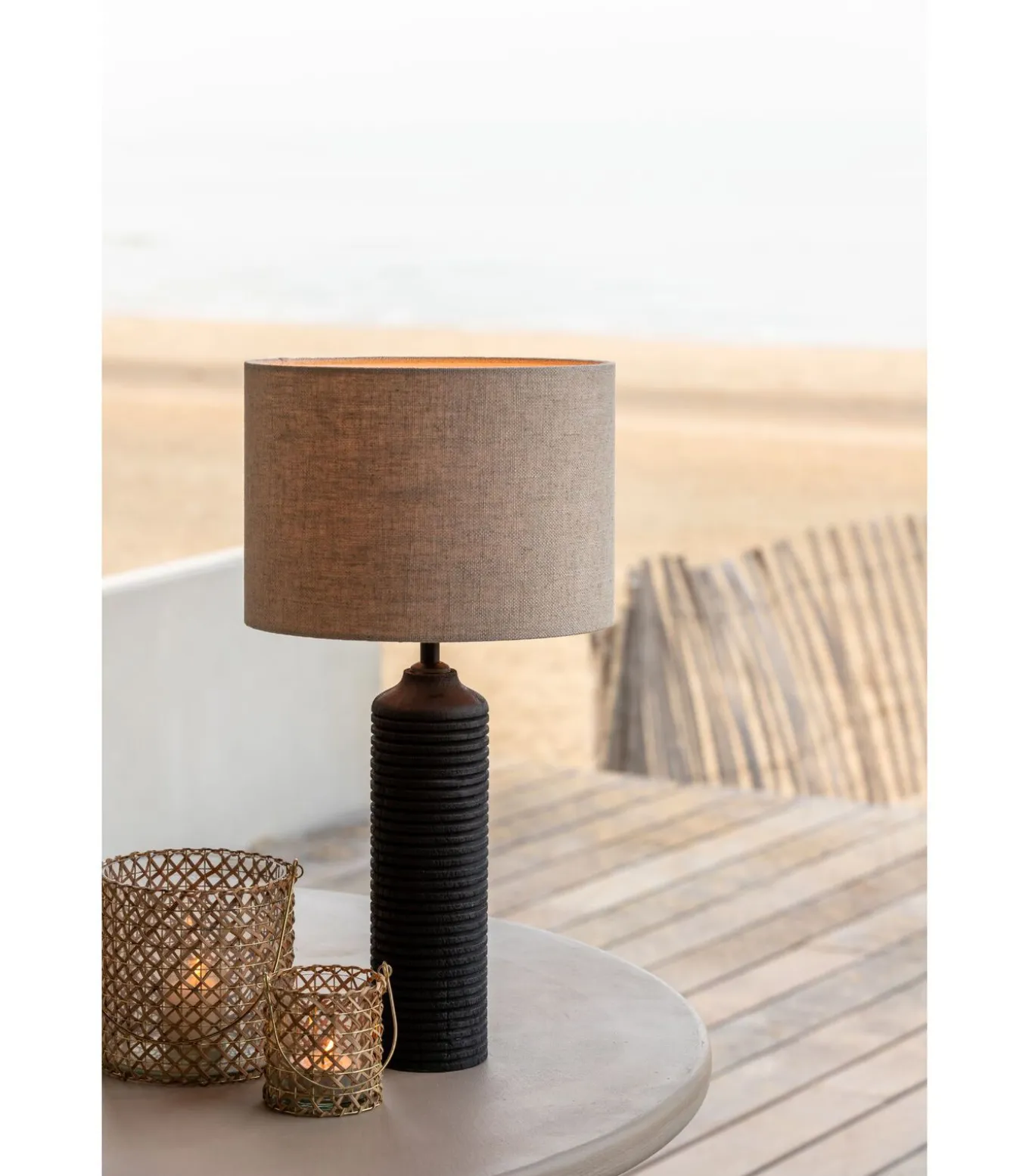 Cilinder Lampenkap Livigno - Naturel - Ø25cm