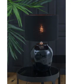 Cilinder lampenkap Livigno - Zwart - Ø40x30cm