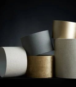 Cilinder lampenkap Livigno - Bruin - Ø50x38cm