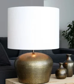 Cilinder lampenkap Livigno - Wit - Ø50x38cm