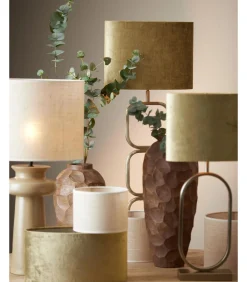 Cilinder lampenkap Sendai - Bruin - Ø40x30cm