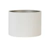 Cilinder Lampenkap Velours - Wit - Ø40x30cm