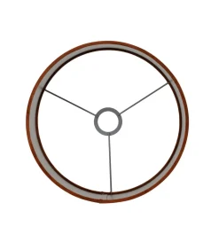 Cilinder Lampenkap Velours - Terra - Ø40x30cm