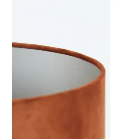 Cilinder Lampenkap Velours - Terra - Ø40x30cm