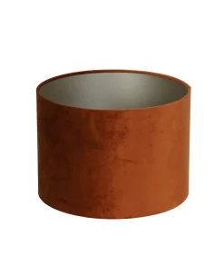 Cilinder Lampenkap Velours - Terra - Ø35x21cm