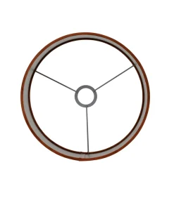 Cilinder Lampenkap Velours - Terra - Ø30x21cm