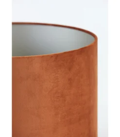 Cilinder Lampenkap Velours - Terra - Ø30x21cm