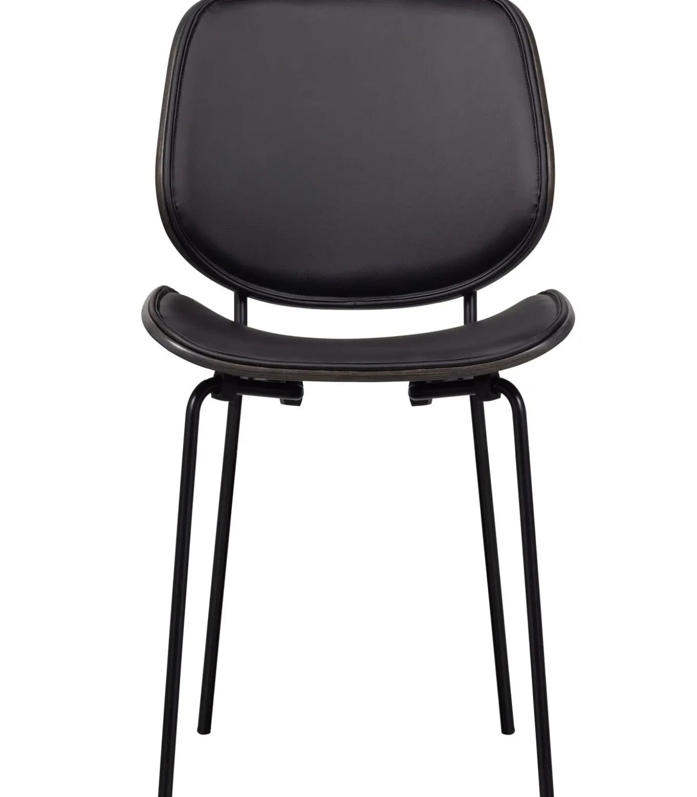 Classic Eetkamerstoelen - Hout - Zwart/Walnoot - Set van 6