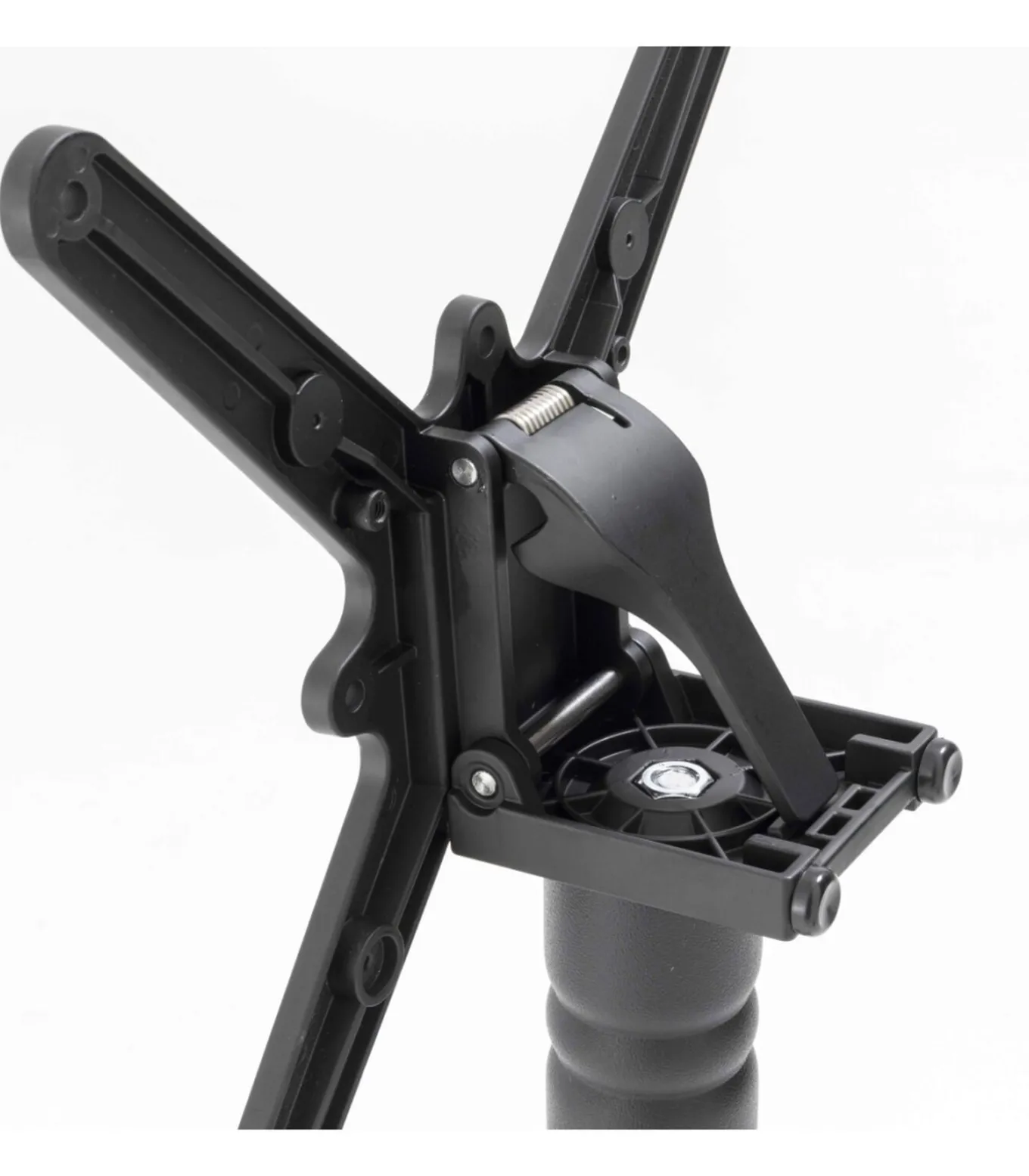 60cm ronde hoge tafel met kantelbaar zwart/gouden blad en zwart