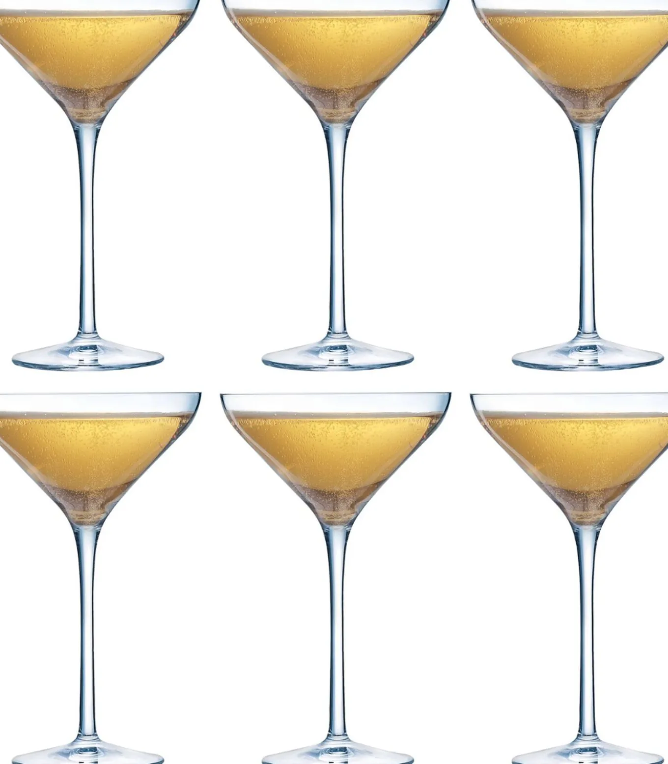 Cocktailglazen New Martini - 210 ml - 6 stuks